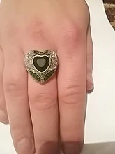 Anillo de mujer de circón con forma de corazón, joyería Vintage, anillos de cristal, accesorios para mujer, sortija de boda femenina