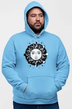 

Angemiel Wear Solar Blue Men 'S Hooded Sweatshirt