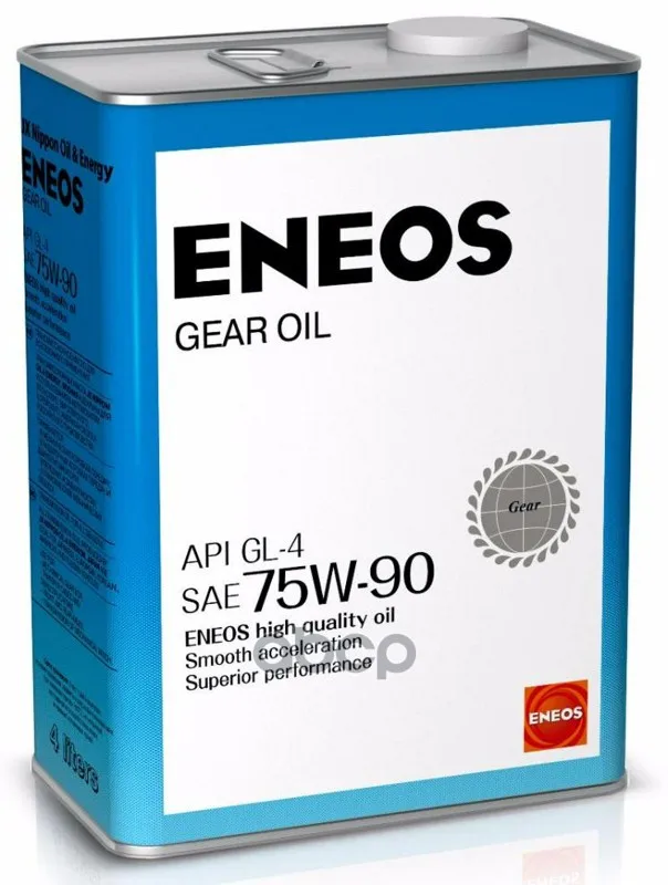 Масло Трансмиссионное Eneos Gear Gl-4 75w90 4л 8809478942513 ENEOS арт. 8809478942513