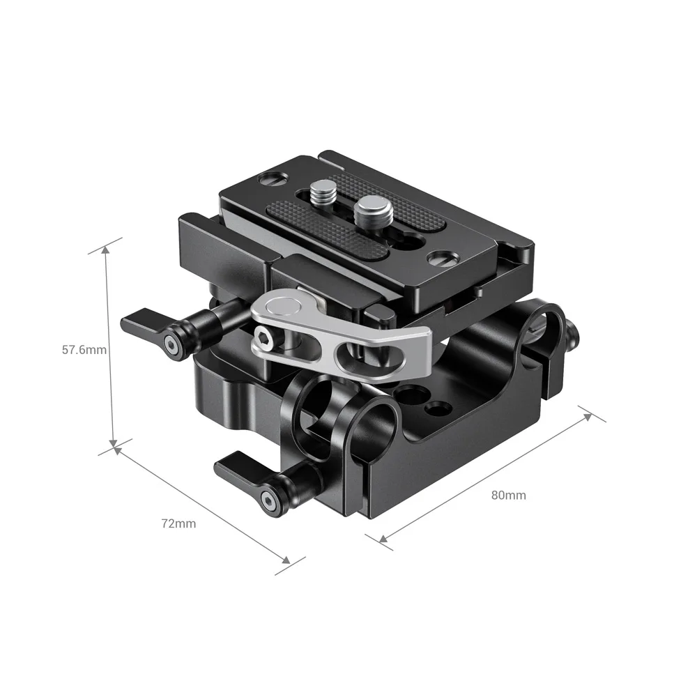 SmallRig Universal 15mm Rail Support System Grundplatte (Arca-schweizer Standard) Für DSLR Kameras-2092