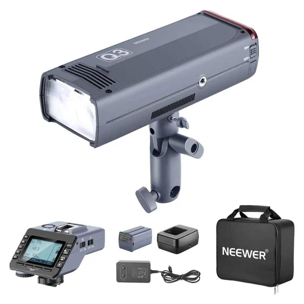 US $186.61 Neewer 200ws 24g Ttl Flash Strobe 18000 Hss Cordless Monolight With Q C Wireless Trigger Compatible With Dslr Cameras