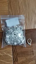 Ganchos para pendientes de plata de ley 100, accesorios de cuentas DIY, ganchos de pendientes de cierre de palanca componentes de racores, 925 Uds.