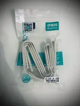 Manguito blanco de Tubo Termocontraíble para iPhone 5/6/ipad, cable USB Android, 1 metro, 3:1, diámetro de aislamiento: 9mm a 3mm