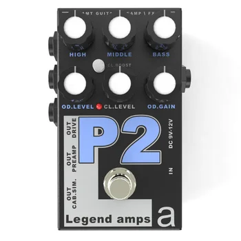 

P-2 legend amps 2 dual channel guitar preamp P2 (pv-5150), AMT Electronics