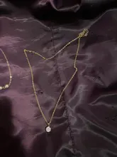 WTLTC-collares con colgante de diamante de cristal para mujer, pequeños y delicados collares con colgante de diamante de cristal, dijes de una sola capa, Gargantilla llamativa, joyería