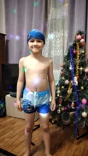 Traje de baño gris sólido para niños bañadores para niños 4-9 años para niños Trunk Summer Beachwear niños traje de baño 9005