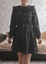 Vintage Dress Robe Oversize Long-Sleeve Boho Party Girls Female Autumn Plus-Size Vestido
