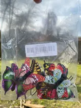 12 Uds mariposa artificial de plástico figuras de acción insectos modelo niños juguete para regalo educativo