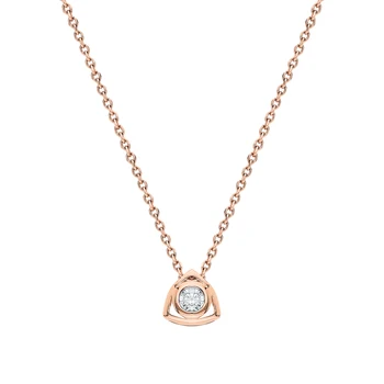 

Gold necklace with diamonds sunlight sample 585