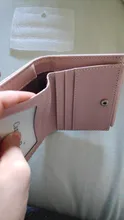 Cartera corta de piel sintética con borla y cremallera para mujer, monedero pequeño, monedero, tarjetero rosa