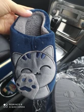 Los niños zapatillas para niños bebé invierno zapatillas Animal gato Zapatillas de felpa para niños muchachos de las niñas calientan calzado para el interior del hogar