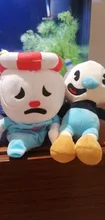 13 estilo Cuphead juguetes de peluche de felpa muñeca Mugman el cáliz suave juguetes de peluche dulce muñeca de dibujos animados para chico regalos de Navidad para niños