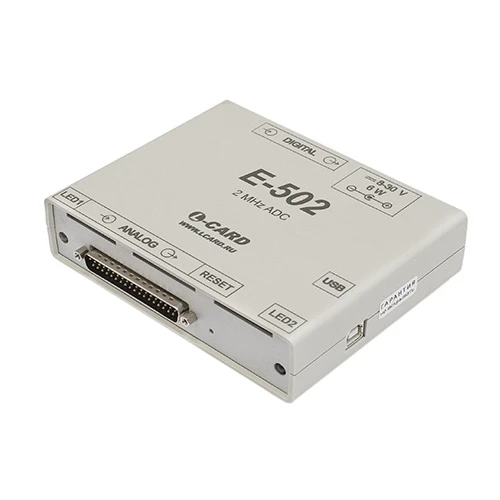 E-502 МНОГОФУНКЦИОНАЛЬНЫЙ МОДУЛЬ АЦП / ЦАП С ИНТЕРФЕЙСАМИ USB &amp ETHERNET | Компьютеры и