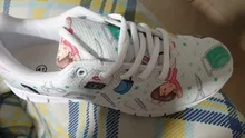 INSTANTARTS-Zapatos planos con dibujos animados para mujer, zapatillas de deporte estampadas, con rejilla de respiración, estilo enfermero, para primavera