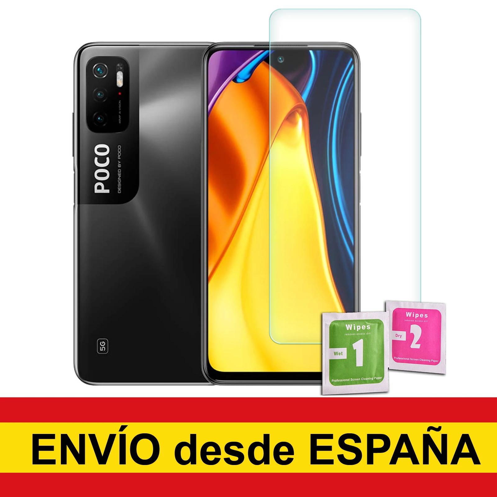 Tempered glass screen Protector for XIAOMI POCO M3 PRO Premium quality 9H 0.33mm | Мобильные телефоны и аксессуары
