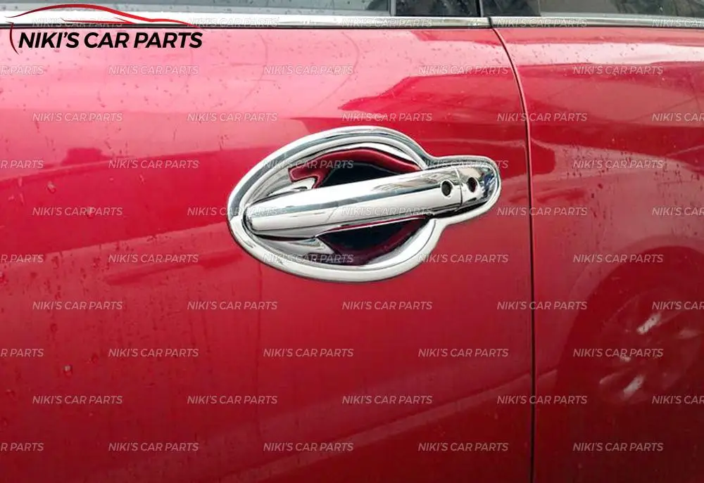 Накладки на дверные ручки для Mazda 3- ABS пластик хром литье украшение Тюнинг Автомобиля