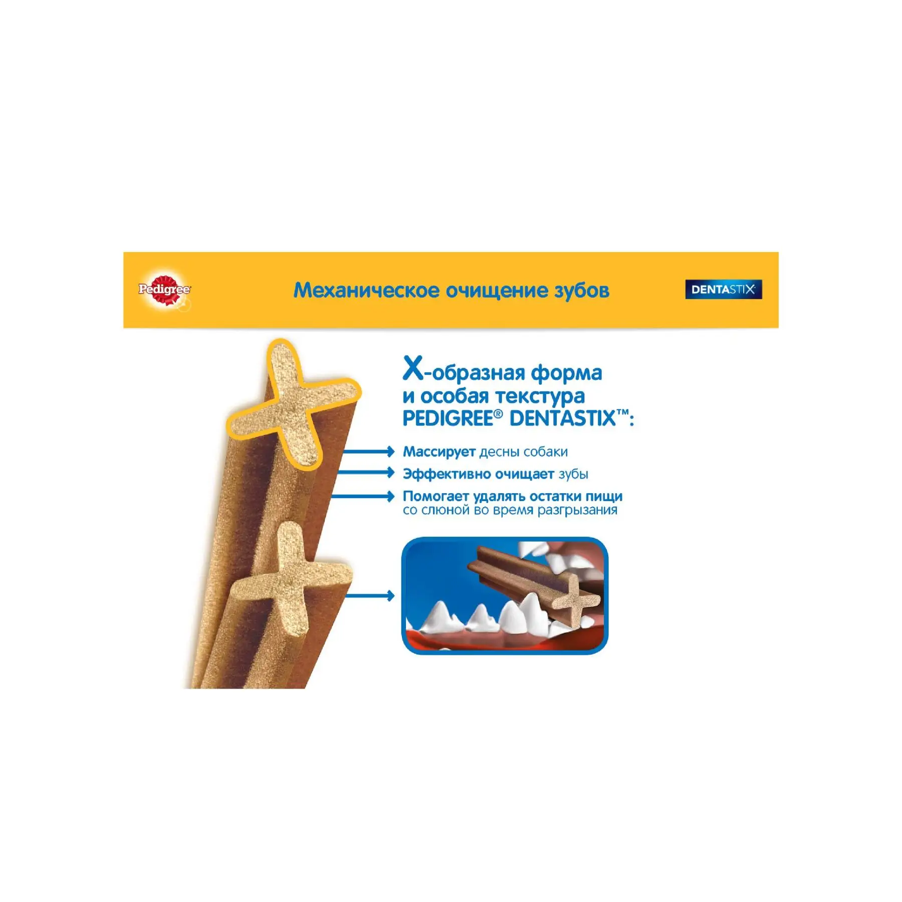 Лакомство для собак мелких пород Pedigree DentaStix, 45г