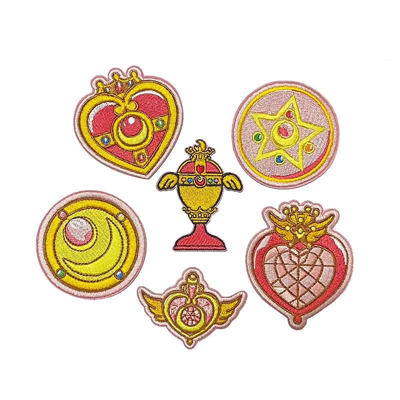 Anime Sailor Moon Crystal Star Brooch Embroidered Patch – Patch