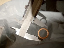 Gasket-Ring Sealing-Washer Flat-Seal Copper-Crush Brass M4 M16 DIN7603 M5 M8 Red M26