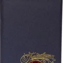 Бизнес-папка подарочная синяя "Поздравляем"