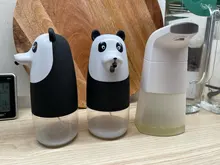 KENAIPU-dispensador automático de jabón de espuma, máquina de lavado de manos con dibujos animados, carga USB, espuma inteligente