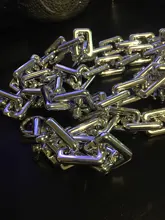 Bolsa de plástico con cadena para dama Súper elegante, bolsa de mensajero con correas para el brazo, bolso de mano, piezas para mochilas, fácil de combinar, correas de bolsa cruzada