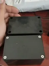 Caja negra funda impermeable al aire libre caja de plástico para electrónica caso Proyecto instrumento impermeable caja de vivienda