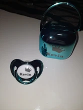 Baby Pacifier Storage-Box Any-Name Personalized Golden Luxurious And MIYOCAR Custom FDA