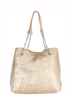 

Pearl Genuine Leather Gold Women 'S Shoulder Bag 120130007131