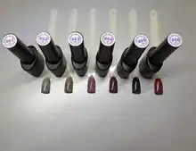 MIZHSE-esmalte de uñas en Gel UV, barniz de uñas semipermanente brillante en 6 colores, 10ML