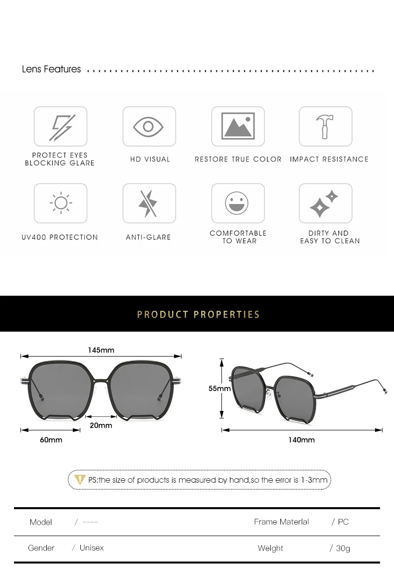 Retro Round FC OPTICS Women UV400 Vintage Male Classic Female Designer Women's Sunglasses Man