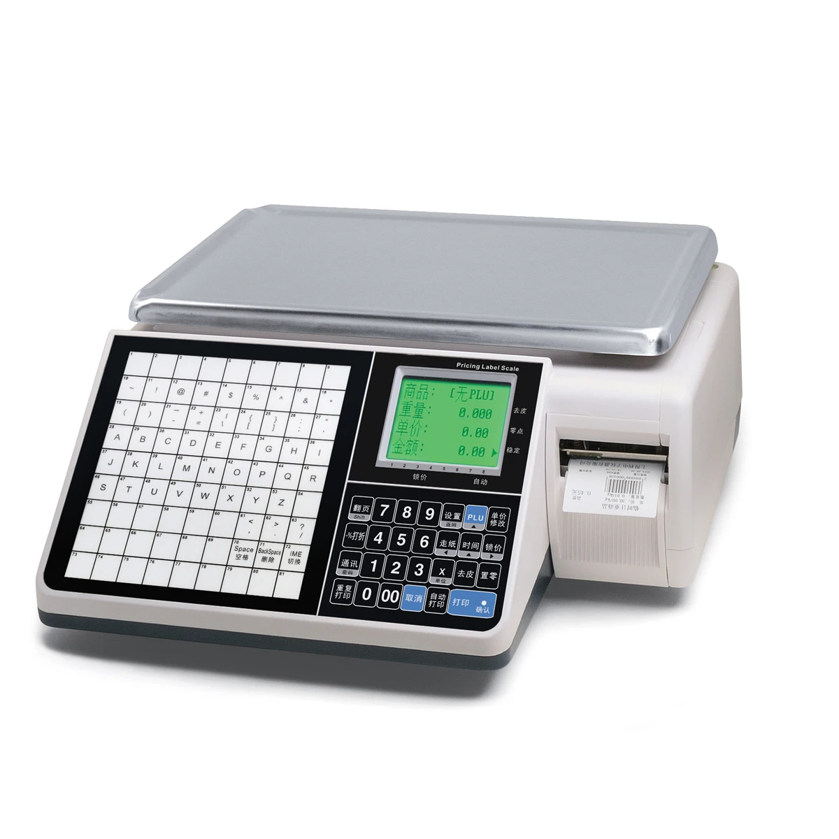 Hspos Newest Hsa02 Label Printer Scales For Supermarket Retails 30kg Accuracy 5g Electronic