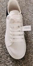 Nuevo diseñador De Zapatos Alexander las mujeres De gran tamaño blanco zapatillas De deporte De plataforma gruesa botón Casual Tenis Zapatos De Mujer
