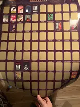 Decoración de la parte superior del hogar, póster de Anime rascador, lista de cubo de Anime, iconos artísticos prémium, gran regalo para los fanáticos del Anime, 100