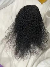180% de la onda de agua peluca con malla Frontal transparente Frontal de encaje pelucas mojado y ondulado frente de encaje pelucas de cabello humano T parte rizado Peluca de cabello humano