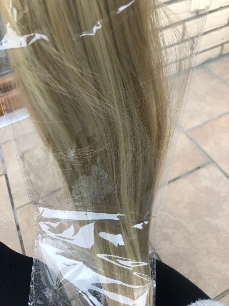 Straight Synthetic Clips-in Hair Extensions
