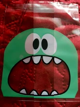 Bolsa para galletas y dulces de animales de dibujos animados, bolsa de plástico autoadhesiva para bodas, fiestas de cumpleaños, galletas, embalaje de regalo para hornear, 50 Uds.