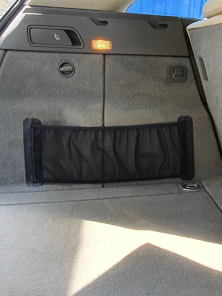 Mesh pocket in the trunk with Velcro, car organizer mobylos 30436/37