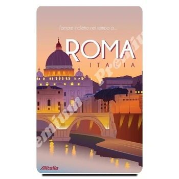 

Italy souvenir magnet vintage tourist poster