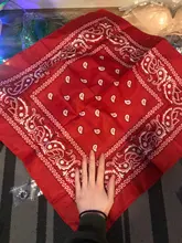 Headwear Bandana Scarf Hairwrap Sports Fashion Women Wrist Hip-Hop Double-Sided