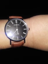 Reloj de cuero decorativo con correa para hombre, deportivo, de pulsera