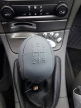 Car-Gear-Head-Shift-Knob-Cover Ball-Collars Ford-Focus-2-3-4-Mk2 MK3 MK4 MT