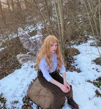 Largo SHANGKE-Peluca de pelo rizado sintético resistente al calor para mujer, pelo falso Natural con parte de pelo medio