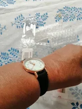 Reloj de pulsera con correa de cuero para mujer, nuevo accesorio informal a la moda, sencillo, caja de Reloj de cuarzo, 2020