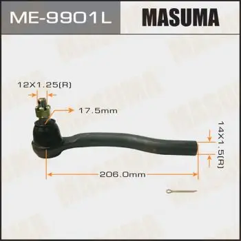 Наконечник рулевой внутренний левый Mazda CX-7/CX-9 07 MASUMA ME