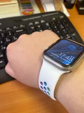 Solo bucle para reloj Apple Watch banda 44mm 40mm, 42mm, 38mm transpirable elástico de la correa banda pulsera de silicona iWatch Serie 3 4 5 SE 6 Correa