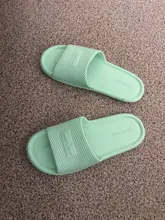 New Slippers House Flip-Flops Couples Flat-Shoes Bathroom Soft-Tide Women Summer Indoor