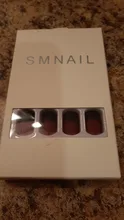 Fake Nails Glue-Sticker Artificial-Nail-Tips Press On Faux-Ongles Christmas Elegant Wine