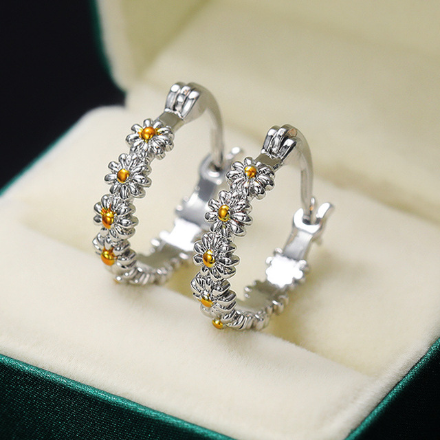 Flower Butterfly Earrings Women Shining CZ Zircon Stud Earring Girl Wedding Party Temperament Jewelry Pendant Brincos