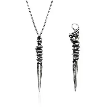 

Merve Silver 925 Sterling Silver Wedge Men 'S Necklace